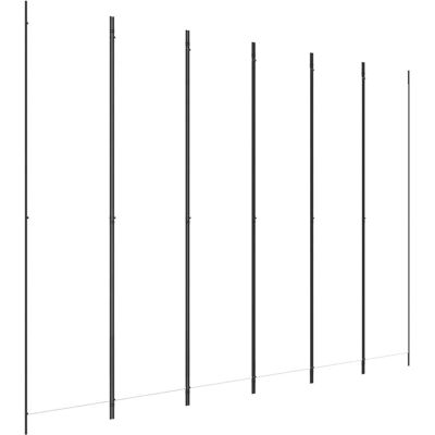 vidaXL 6-Panel Tæppe Skillevæg Hvid Stoff - Room Divider vidaXL 6-Panel Tæppe Skillevæg Hvid Stoff - Room Divider