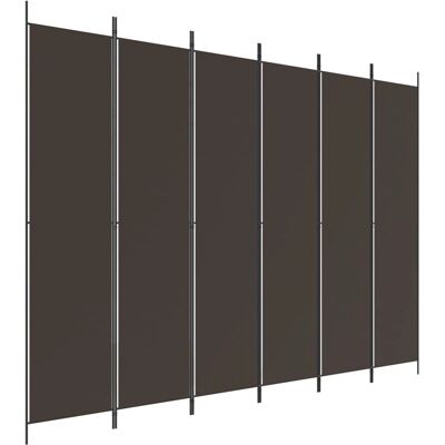 vidaXL 6-Panel Room Divider Fabric Privacy Screen - Room Divider vidaXL 6-Panel Room Divider Fabric Privacy Screen - Room Divider