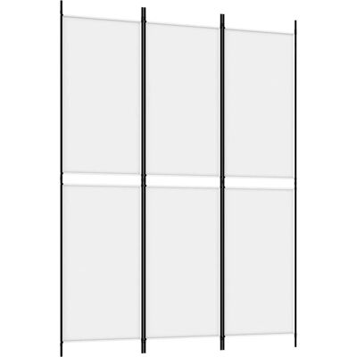 vidaXL Blanc 150x200cm Paravent de séparation Tissu - Paravent - Publicité vidaXL Blanc 150x200cm Paravent de séparation Tissu - Paravent - Publicité