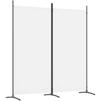 vidaXL Blanc 175x180 cm Paravent à 3 Panneaux - Écran de Privacité - Publicité vidaXL Blanc 175x180 cm Paravent à 3 Panneaux - Écran de Privacité - Publicité
