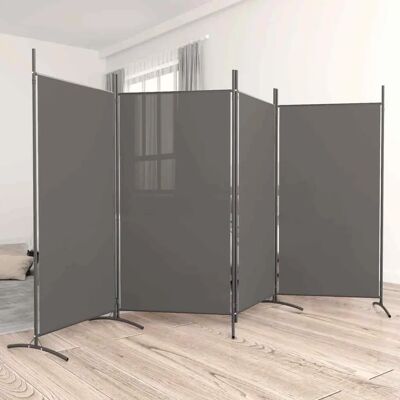 vidaXL Antrasiitti Huoneen Jakaja 346x180 cm - Seinän jako seinä vidaXL Antrasiitti Huoneen Jakaja 346x180 cm - Seinän jako seinä