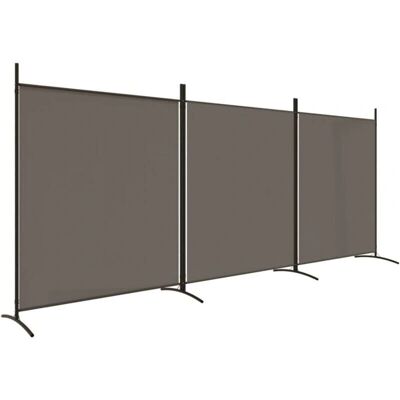 Paravent 3 panneaux en anthracite - vidaXL - Publicité Paravent 3 panneaux en anthracite - vidaXL - Publicité