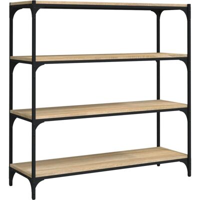 VidaXL Sonoma Eichenholz Bücherregal - 100x33x100 cm - Wohnzimmeraufbewahrung VidaXL Sonoma Eichenholz Bücherregal - 100x33x100 cm - Wohnzimmeraufbewahrung