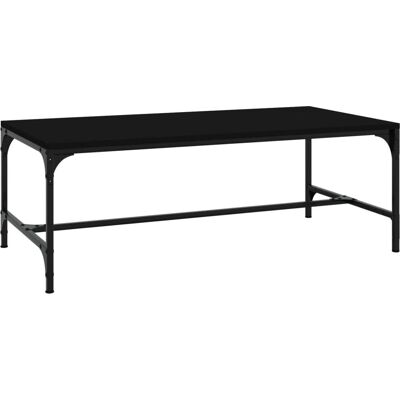 vidaXL Schwarzer Engineered Wood Couchtisch - Beistelltisch vidaXL Schwarzer Engineered Wood Couchtisch - Beistelltisch