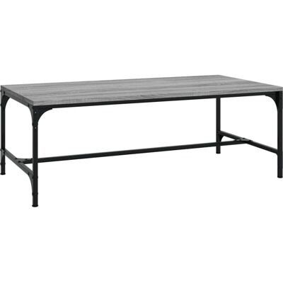 vidaXL Graues Sonoma Couchtisch 100x50x35 cm Verbundholz vidaXL Graues Sonoma Couchtisch 100x50x35 cm Verbundholz