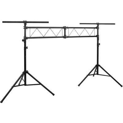 vidaXL Lysestativ sort stål 180-300cm vidaXL Lysestativ sort stål 180-300cm