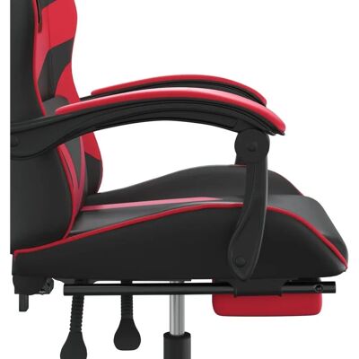 vidaXL Gaming-Stuhl mit verstellbarer Höhe und Neigung - Langlebiges Kunstleder vidaXL Gaming-Stuhl mit verstellbarer Höhe und Neigung - Langlebiges Kunstleder