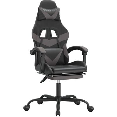 VidaXL Gaming Chair - Grau und Schwarz - Gaming Chair VidaXL Gaming Chair - Grau und Schwarz - Gaming Chair