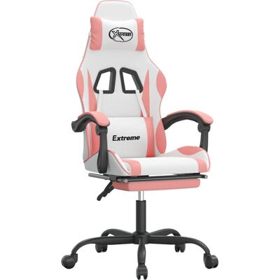 Chaise Gaming VidaXL - Réglable, Pivotante, Repose-pieds Chaise Gaming VidaXL - Réglable, Pivotante, Repose-pieds