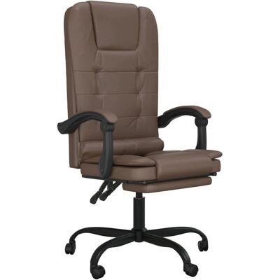 vidaXL Bürostuhl - Ergonomischer Massagesessel - Braun vidaXL Bürostuhl - Ergonomischer Massagesessel - Braun