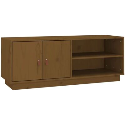 vidaXL Honigbraun Kiefer Holz TV-Schrank - Fernsehmöbel vidaXL Honigbraun Kiefer Holz TV-Schrank - Fernsehmöbel