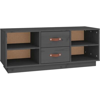vidaXL 818227 Massives Kiefernholz TV-Schrank - Rustikales Design, Viel Stauraum vidaXL 818227 Massives Kiefernholz TV-Schrank - Rustikales Design, Viel Stauraum