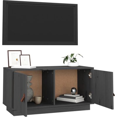 vidaXL Massivholz Kiefer TV-Schrank - Rustikale Medieneinheit vidaXL Massivholz Kiefer TV-Schrank - Rustikale Medieneinheit