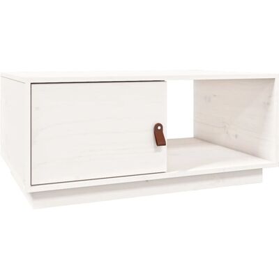 vidaXL 818261 Weiße Massivholz Kieferntisch - Couchtisch vidaXL 818261 Weiße Massivholz Kieferntisch - Couchtisch