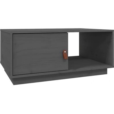 vidaXL Massivholz Kiefern Couchtisch Grau - Wohnzimmer Tisch vidaXL Massivholz Kiefern Couchtisch Grau - Wohnzimmer Tisch