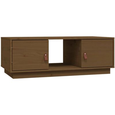 vidaXL 818268 Honigbraun Massiv Kiefernholz Couchtisch - Beistelltisch vidaXL 818268 Honigbraun Massiv Kiefernholz Couchtisch - Beistelltisch