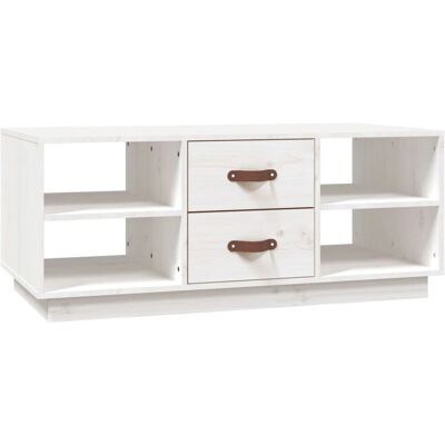 vidaXL 818271 Couchtisch Weiß Massivholz Kiefer Vielzweck - Couchtisch vidaXL 818271 Couchtisch Weiß Massivholz Kiefer Vielzweck - Couchtisch
