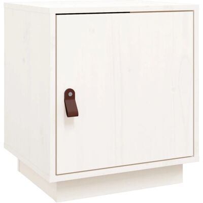 vidaXL Weiß Nachttisch - Massives Kiefernholz Schlafzimmermöbel vidaXL Weiß Nachttisch - Massives Kiefernholz Schlafzimmermöbel