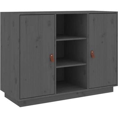 Aparador de madera maciza de pino vidaXL - Almacenaje para sala Aparador de madera maciza de pino vidaXL - Almacenaje para sala