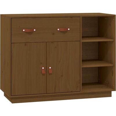 vidaXL 820140 Buffet en pin massif marron miel - Buffet - Publicité vidaXL 820140 Buffet en pin massif marron miel - Buffet - Publicité