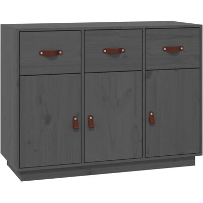 vidaXL 820149 Graues Kiefernschrank - Sideboard vidaXL 820149 Graues Kiefernschrank - Sideboard