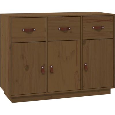 vidaXL 820150 Massives Kiefernholz Sideboard - Wohnzimmer Aufbewahrung vidaXL 820150 Massives Kiefernholz Sideboard - Wohnzimmer Aufbewahrung