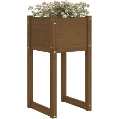 vidaXL 1/2x Masywne drewno sosnowe podniesiona donica - Planter vidaXL 1/2x Masywne drewno sosnowe podniesiona donica - Planter