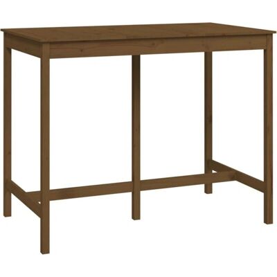 vidaXL Kestävä mäntylauta väri hunaja - Bar Table vidaXL Kestävä mäntylauta väri hunaja - Bar Table