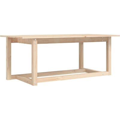 vidaXL Massivholz Kaffeetisch - 110x55x45 cm vidaXL Massivholz Kaffeetisch - 110x55x45 cm