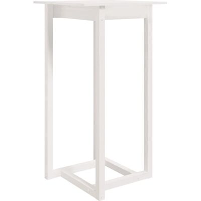 vidaXL Weiße Massives Kiefernholz Bar-Tisch - Küche/Esszimmer vidaXL Weiße Massives Kiefernholz Bar-Tisch - Küche/Esszimmer