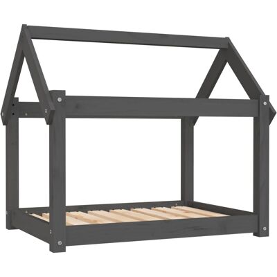 vidaXL Hundebett aus massivem Kiefernholz - Rustikales Haustiersofa 81x60x70 cm vidaXL Hundebett aus massivem Kiefernholz - Rustikales Haustiersofa 81x60x70 cm