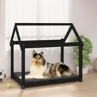 vidaXL Kiefer Hundebett - Rustik Natur Holz - Hundesofa vidaXL Kiefer Hundebett - Rustik Natur Holz - Hundesofa