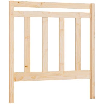 vidaXL Kopfleiste 95x4x100 cm Massives Kiefernholz Braun - Kopfteil vidaXL Kopfleiste 95x4x100 cm Massives Kiefernholz Braun - Kopfteil