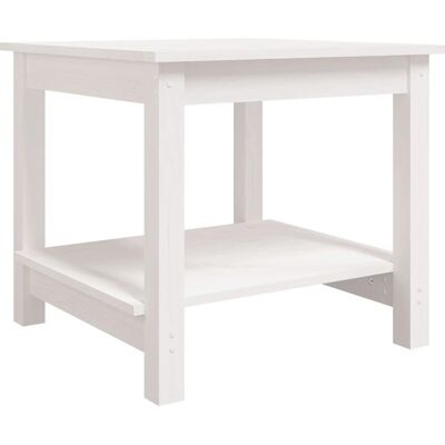 vidaXL 822278 Table basse en pin blanc - Table de salon - Publicité vidaXL 822278 Table basse en pin blanc - Table de salon - Publicité