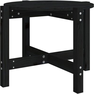 vidaXL 822306 Esstisch Schwarz Massives Kiefernholz - Kaffeetisch vidaXL 822306 Esstisch Schwarz Massives Kiefernholz - Kaffeetisch