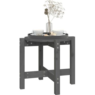 vidaXL Grauer Kieferntisch - Couchtisch vidaXL Grauer Kieferntisch - Couchtisch
