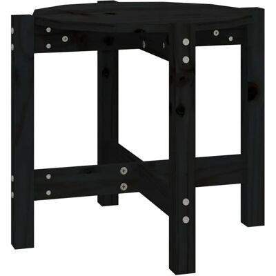 vidaXL Schwarzer Kiefernholztisch - Couchtisch vidaXL Schwarzer Kiefernholztisch - Couchtisch