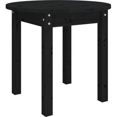 vidaXL 822331 Couchtisch Schwarz Ø 55x45 cm Massives Kiefernholz vidaXL 822331 Couchtisch Schwarz Ø 55x45 cm Massives Kiefernholz