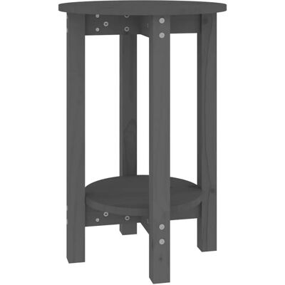 vidaXL 822359 Graue Massivkiefernholz Couchtisch - Couchtisch vidaXL 822359 Graue Massivkiefernholz Couchtisch - Couchtisch