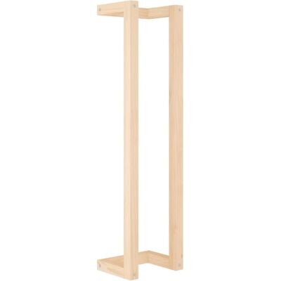 vidaXL Massief Pine Houten Handdoekrek - Wandmontage Badkamer vidaXL Massief Pine Houten Handdoekrek - Wandmontage Badkamer