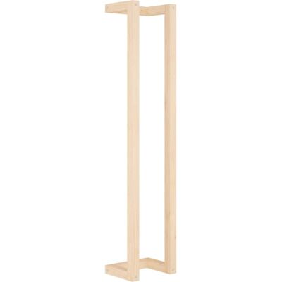 vidaXL Massief Pine Houten Handdoekrek - Wandhanddoekhouder vidaXL Massief Pine Houten Handdoekrek - Wandhanddoekhouder
