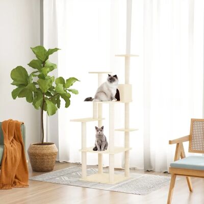 vidaXL Krabpaal 153 cm - Kattenboom met Sisal vidaXL Krabpaal 153 cm - Kattenboom met Sisal
