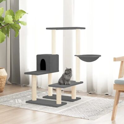 vidaXL Kattenboom met sisal krabpalen - Kat Activiteitencentrum vidaXL Kattenboom met sisal krabpalen - Kat Activiteitencentrum