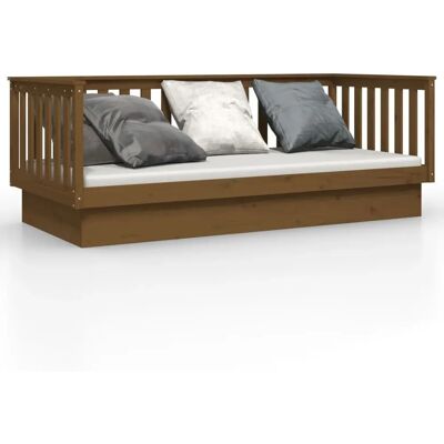 vidaXL Sofa Bed Honey Brown - Sofa Bed vidaXL Sofa Bed Honey Brown - Sofa Bed