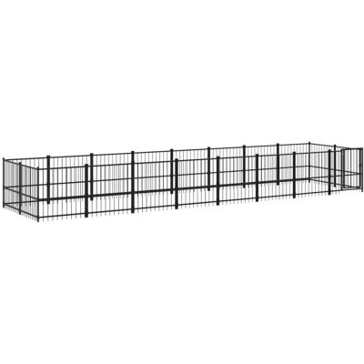 vidaXL Stahl Hundenetz - 776x193.5x100 cm - Großer Außenbereich vidaXL Stahl Hundenetz - 776x193.5x100 cm - Großer Außenbereich