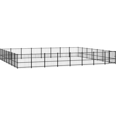 vidaXL Enclos extérieur pour chiens en acier 52,69 m² - Enclos pour chiens vidaXL Enclos extérieur pour chiens en acier 52,69 m² - Enclos pour chiens