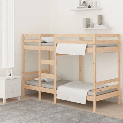 vidaXL Massief dennenhouten stapelbed - Stapelbed vidaXL Massief dennenhouten stapelbed - Stapelbed