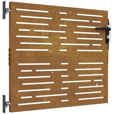 vidaXL Porte de jardin - 85x75 cm Acier corten marron - Porte de jardin vidaXL Porte de jardin - 85x75 cm Acier corten marron - Porte de jardin