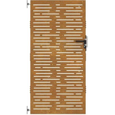 vidaXL Gartenzaun Tor 85x175 cm Cortenstahl - Gartentor vidaXL Gartenzaun Tor 85x175 cm Cortenstahl - Gartentor
