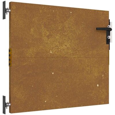 Portail de Jardin vidaXL 85x100 cm En acier Corten Portail de Jardin vidaXL 85x100 cm En acier Corten
